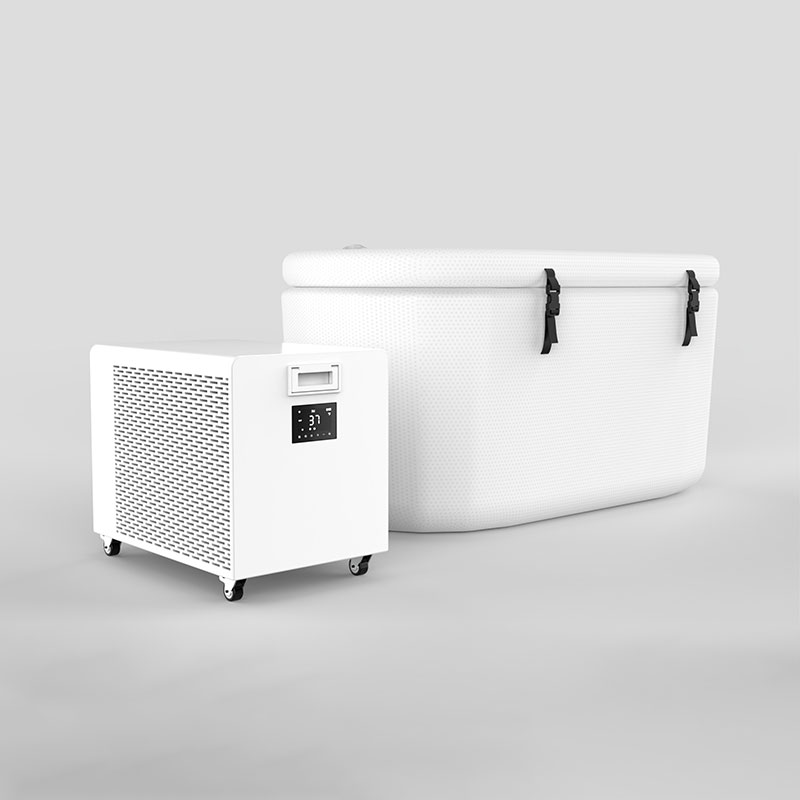 மீட்புக்கு வடிகட்டி பம்புடன் குளிர் வீழ்ச்சி சில்லர்