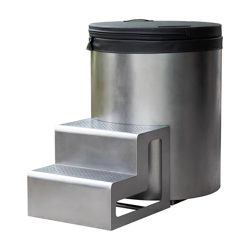 முழு 304 துருப்பிடிக்காத எஃகு சுற்று குளிர் ப்ளங் டப்