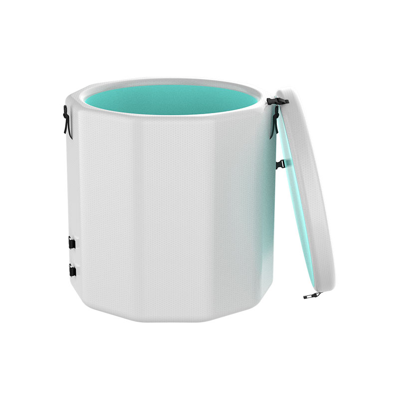 குளிர்ந்த குளியல் மீட்புக்கு ஊதப்பட்ட பனி வீழ்ச்சி தொட்டி